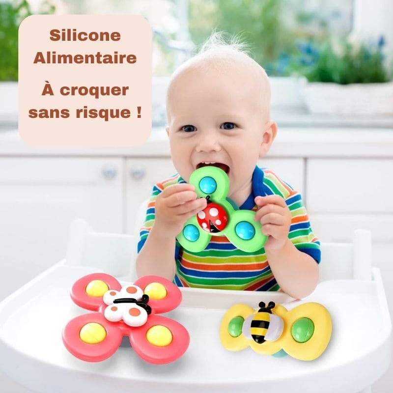 Jouet d’éveil Aquaspin pour développer la motricité fine dès 6 mois – Image 7