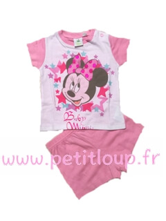 Pyjama bébé Minnie Mouse collection DISNEY en coffret