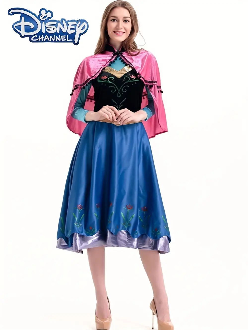 Déguisement princesse Anna fille – cape et jupe cosplay pour anniversaire – Image 2