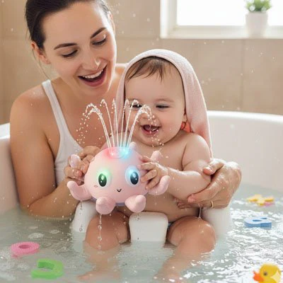 Jouet bain bébé | Pieuvre électrique à jet d'eau automatique – Image 3
