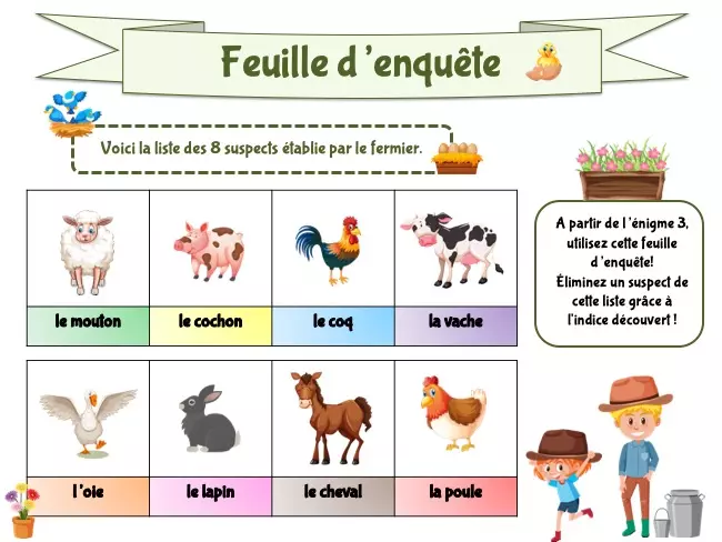 Enquête à la ferme (8+ ans) – Image 3