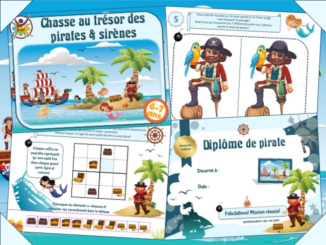 Chasse au trésor des pirates & sirènes (6-7 ans) – Image 2