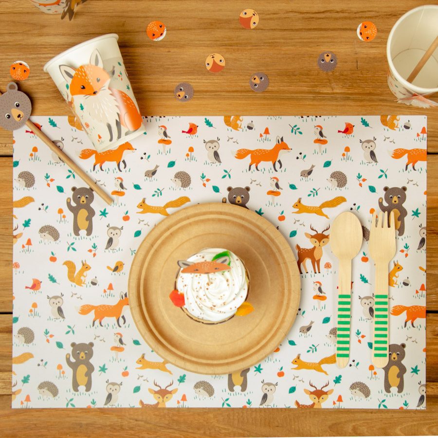 6 sets de table Animaux de la forêt – Annikids – Image 3